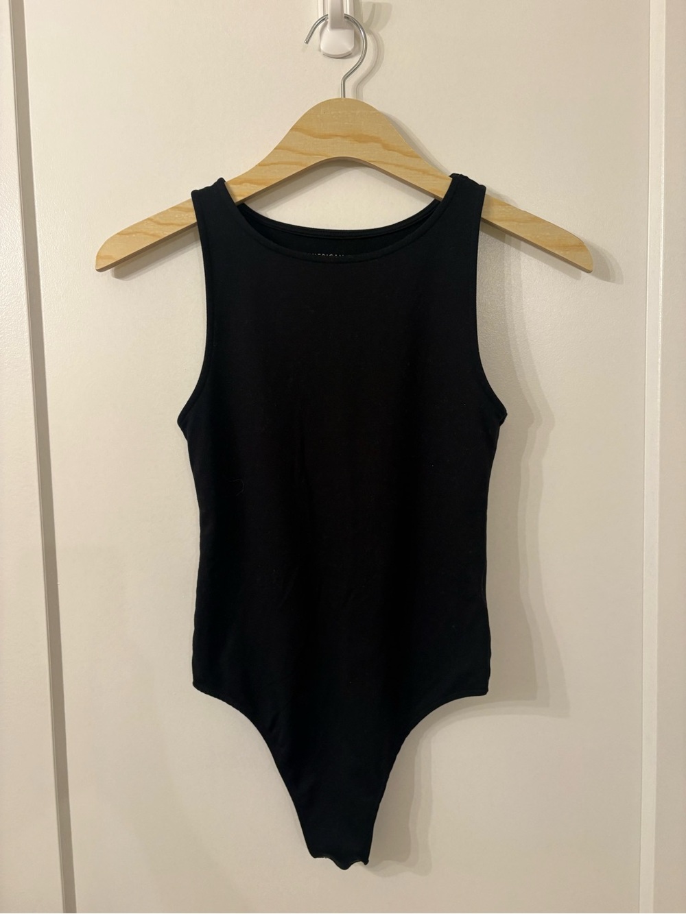 American Eagle Outfitters Black Sleeveless One-Piece Bodysuit